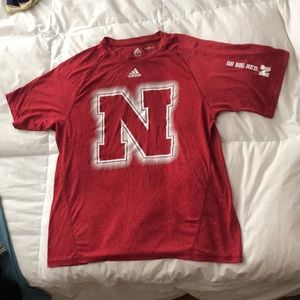 Adidas University of Nebraska Tee